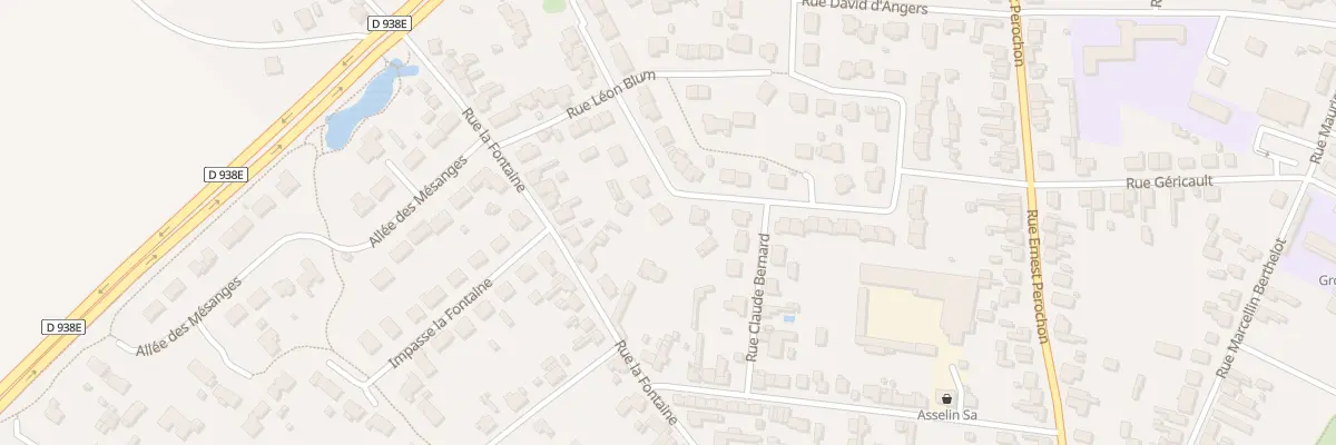 Plan du 55 Rue Gabriel Fauré à Thouars