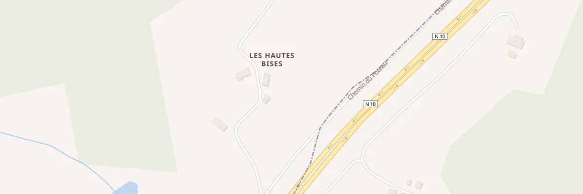 Plan du 2 Che des Hautes Bises à Chantillac