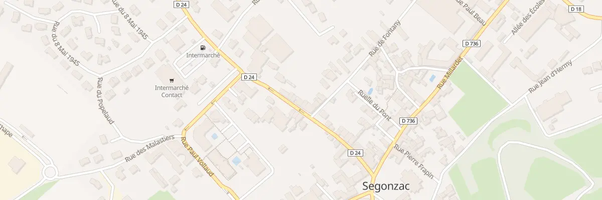 Plan du 16 Rue Ravaz à Segonzac