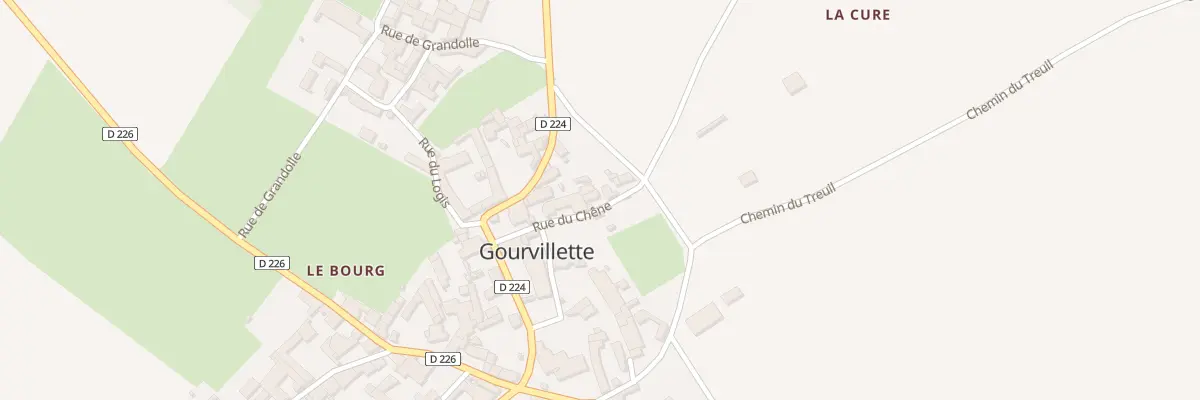 Plan du 7 Rue du Chêne à Gourvillette