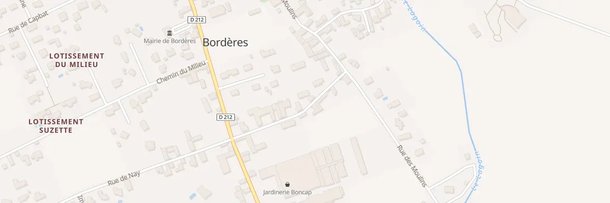 Plan du 5 Rue Traversière à Bordères