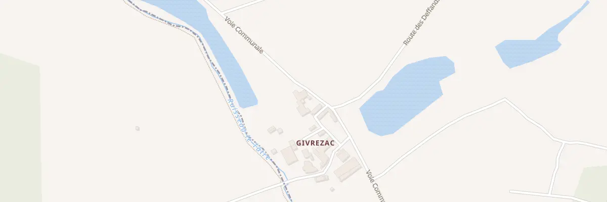 Plan du 5076 Givrezac au Tâtre