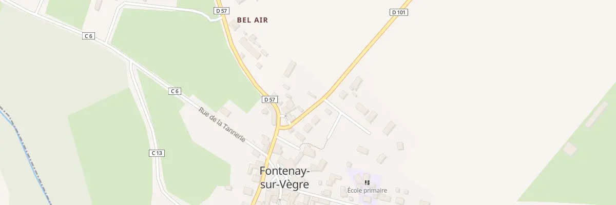 Plan du 10 Pl de la Chauvinerie à Fontenay-sur-Vègre