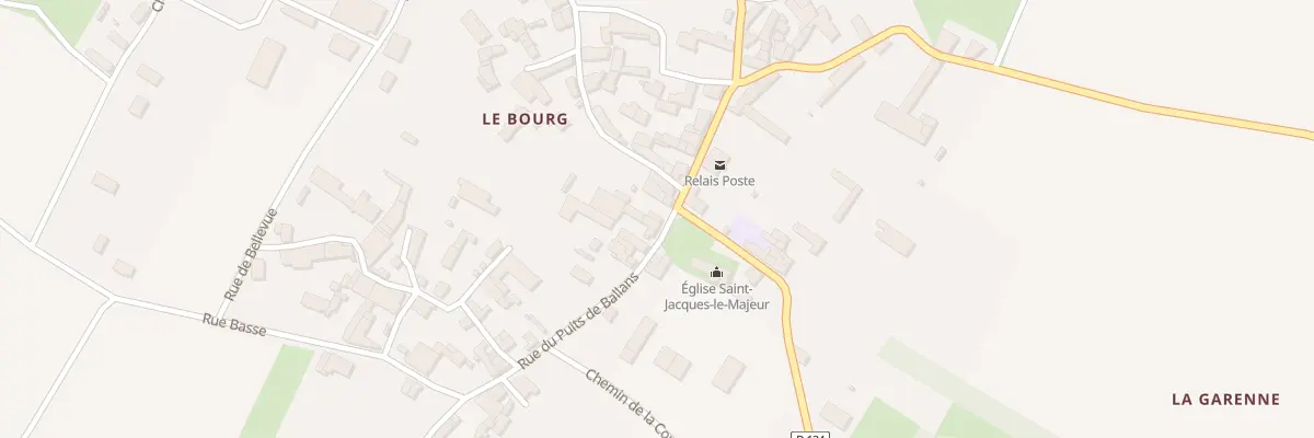 Plan du 5050 Le Bourg à Ballans