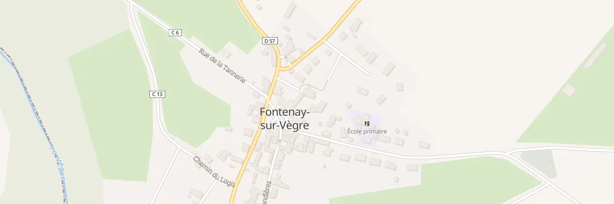 Plan du 3 Pl Saint Philibert à Fontenay-sur-Vègre