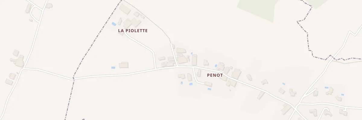 Plan du 12 Penot au Pian-sur-Garonne