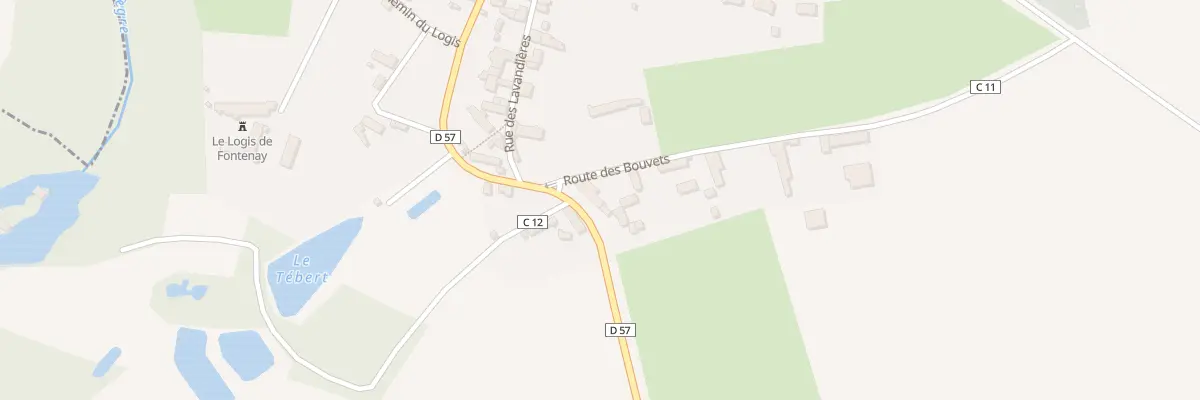 Plan du 9 Rue du Lavoir à Fontenay-sur-Vègre
