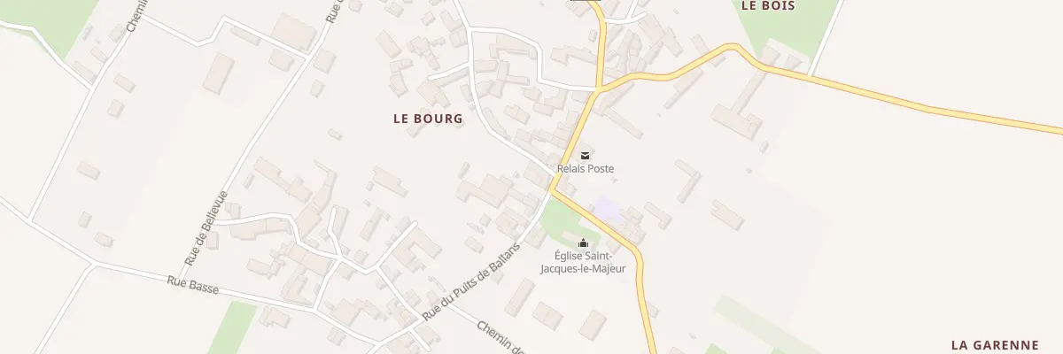Plan du 4 Rue du Puits de Ballans à Ballans
