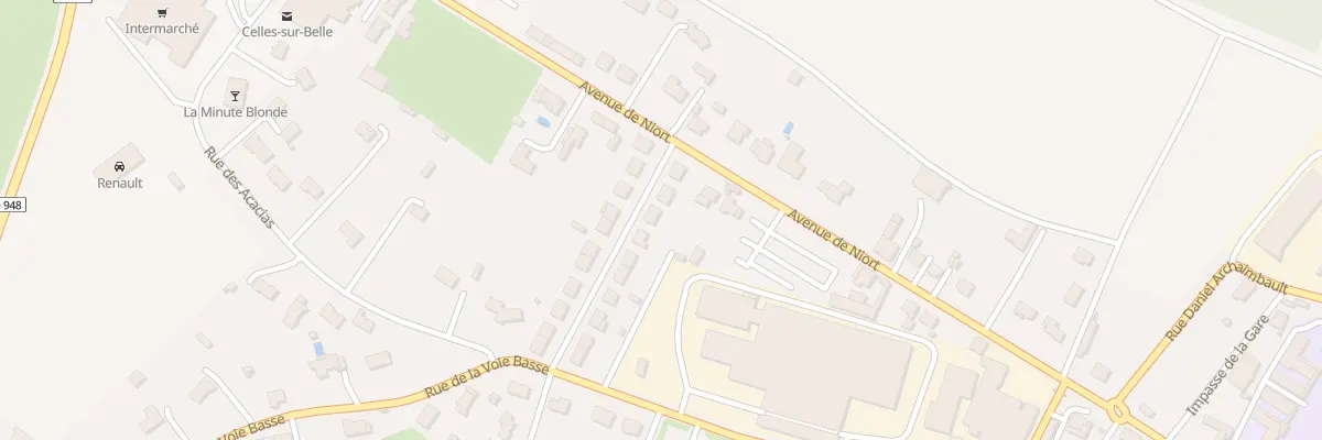 Plan du 5 Rue de l’Alouette à Celles-sur-Belle