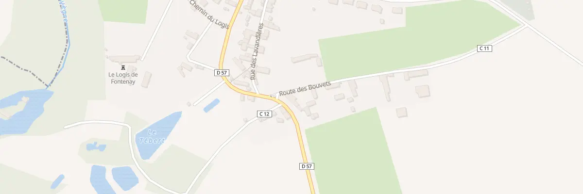 Plan du 7 Rue du Lavoir à Fontenay-sur-Vègre