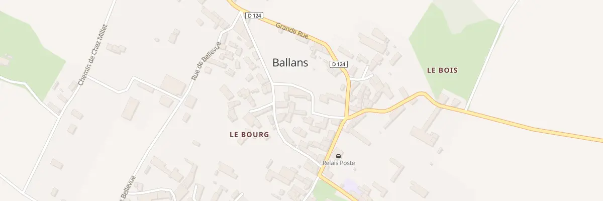 Plan du 3 Rue Etroite à Ballans