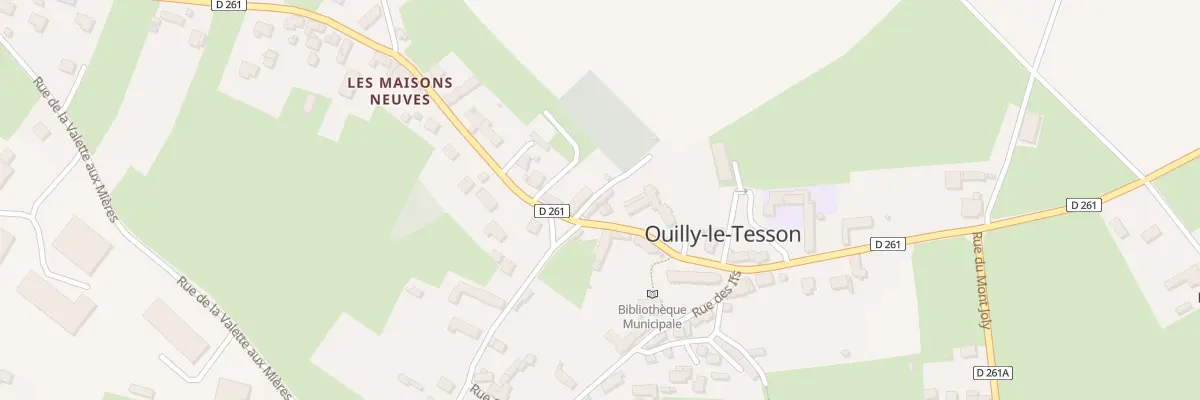Plan du 4 Rue du Seize Aout 1944 à Ouilly-le-Tesson