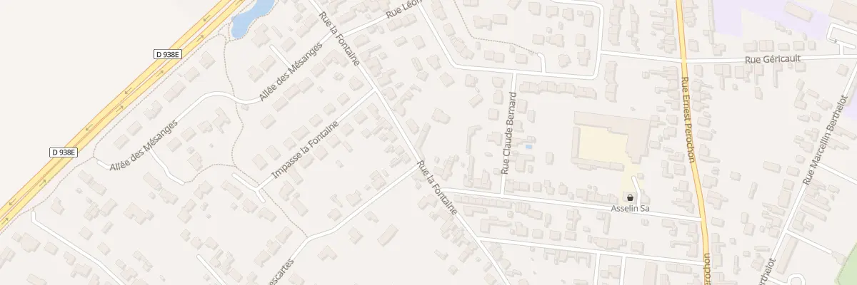 Plan du 30 Rue La Fontaine à Thouars