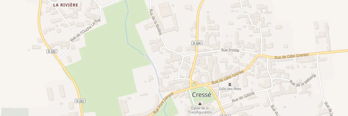 Plan du 15 Rue du Fournil à Cressé
