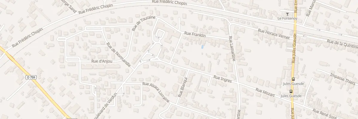 Plan du 18 Rue Ingres à Thouars