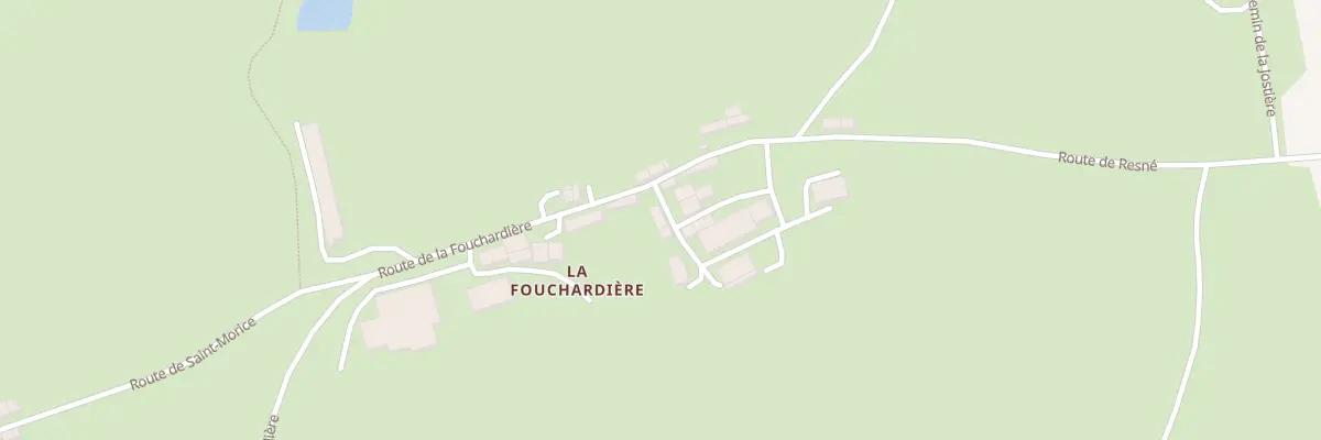 Plan du 5454 La Fouchardiere à Lignières-Orgères