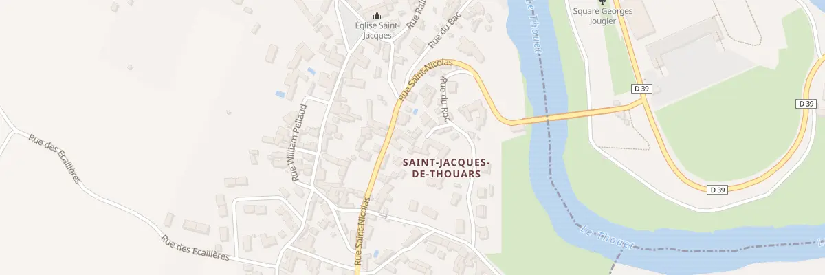 Plan du 13 Rue St Nicolas à Saint-Jacques-de-Thouars