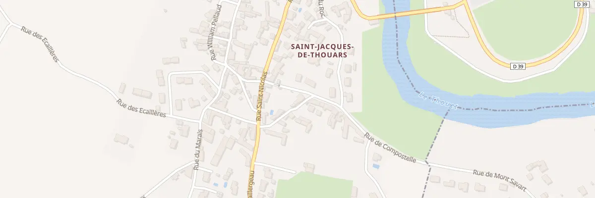 Plan du 5 Rue de Compostelle à Saint-Jacques-de-Thouars
