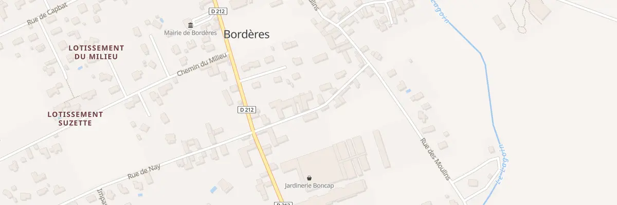 Plan du 3 Rue Traversière à Bordères