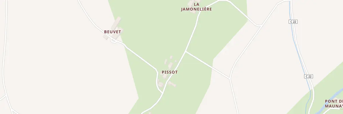 Plan du 3 Le Pissot à Saivres