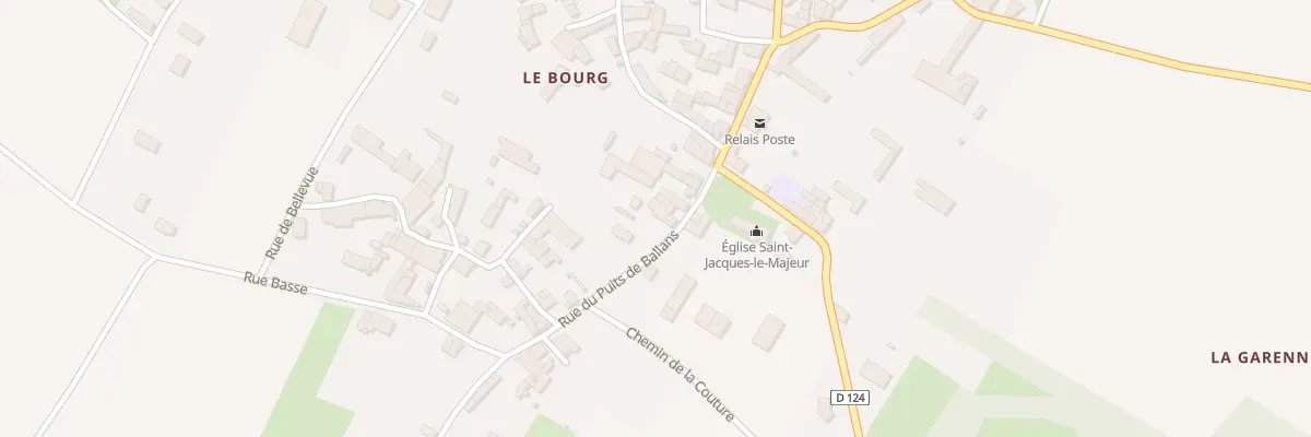 Plan du 10 Rue du Puits de Ballans à Ballans