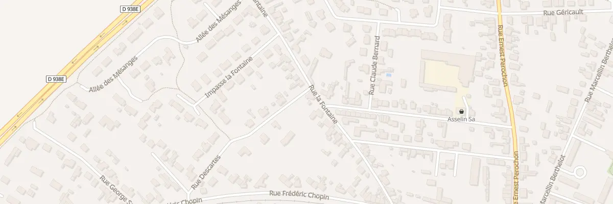Plan du 27 Rue La Fontaine à Thouars
