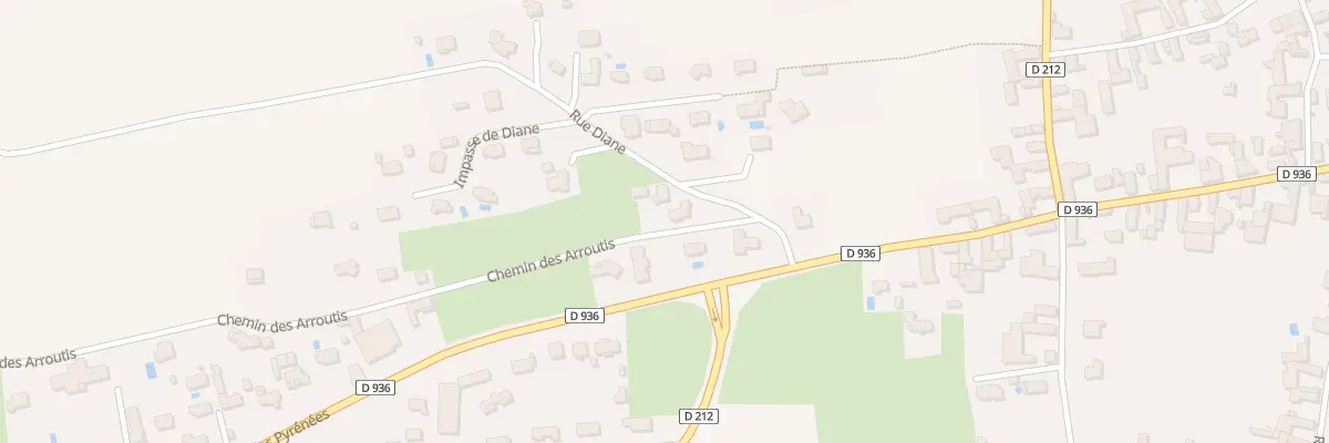 Plan du 1B Rue Diane à Bénéjacq