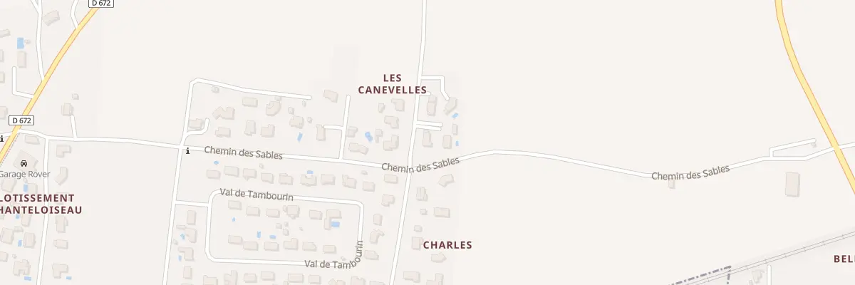 Plan du 2 Les Canevelles au Pian-sur-Garonne