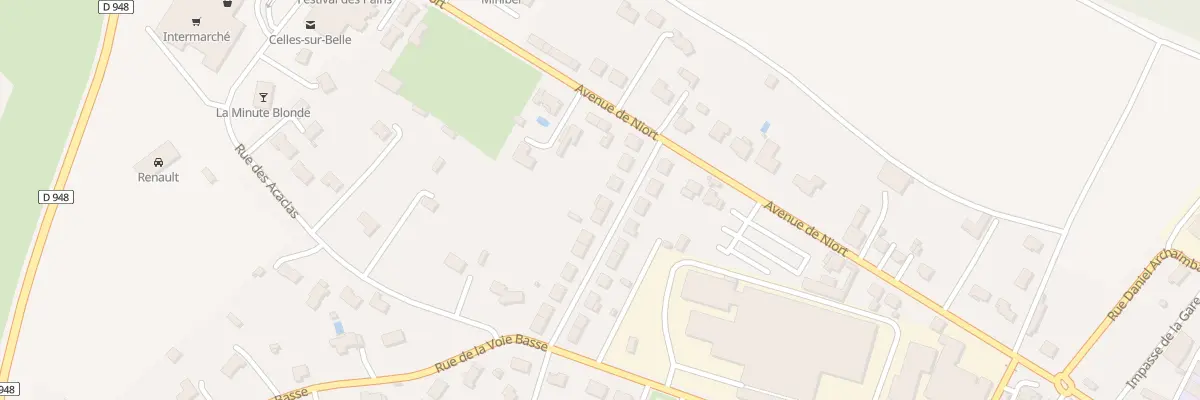 Plan du 8 Rue de l’Alouette à Celles-sur-Belle