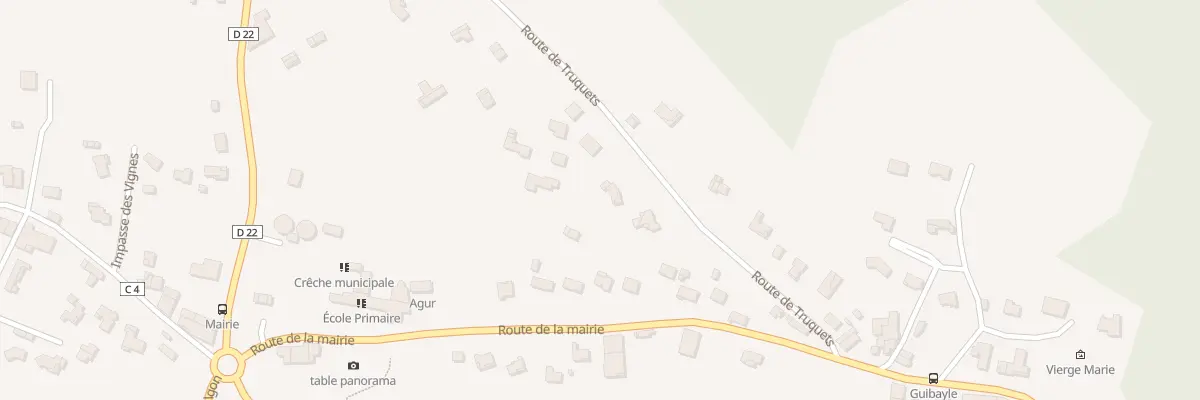 Plan du 6T A l’Eveque à Bonzac