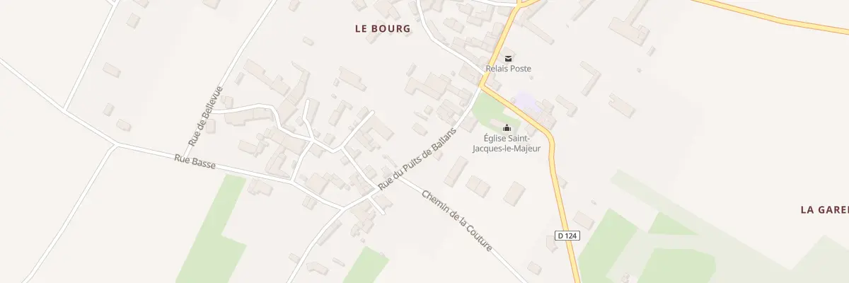 Plan du 14 Rue du Puits de Ballans à Ballans