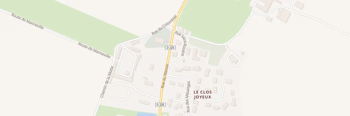 Plan du 1 Rue Saint-Rosaire à Émiéville