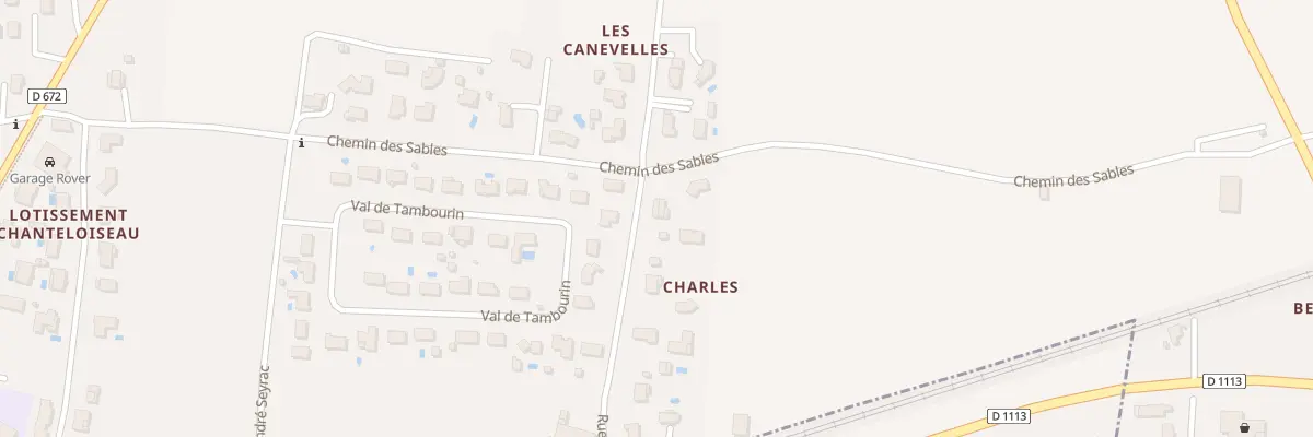Plan du 5 Charles au Pian-sur-Garonne