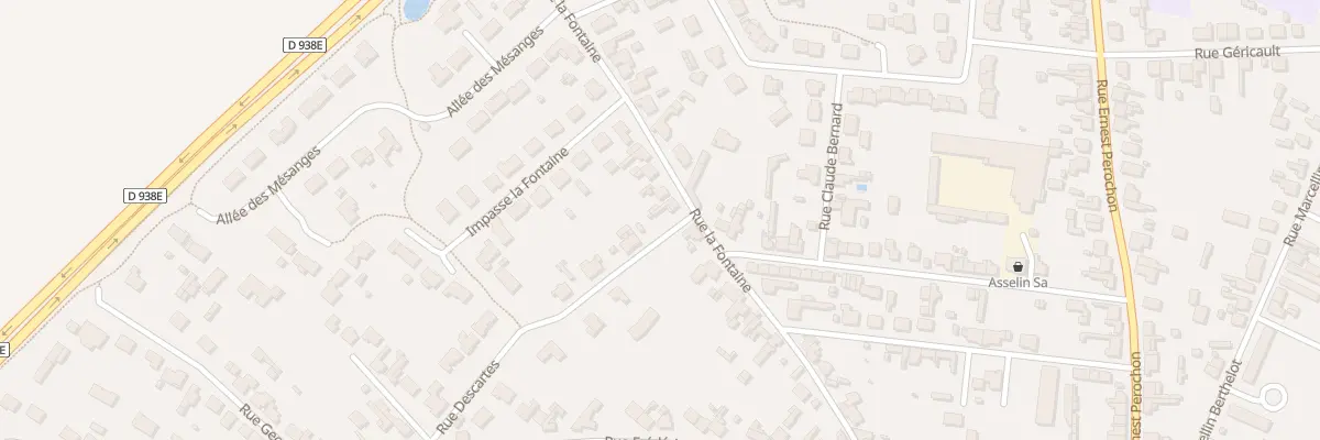 Plan du 29 Rue La Fontaine à Thouars