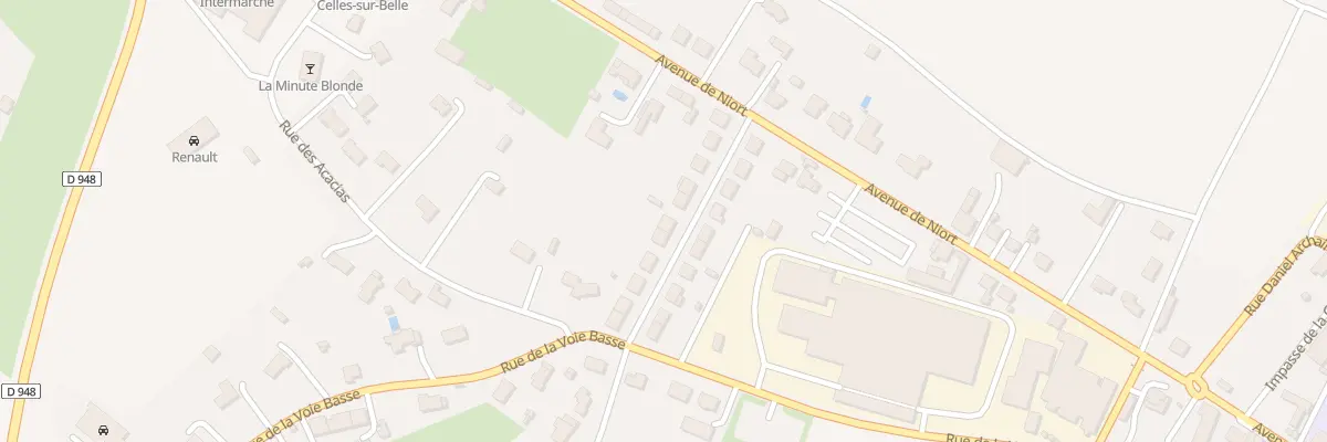 Plan du 12 Rue de l’Alouette à Celles-sur-Belle