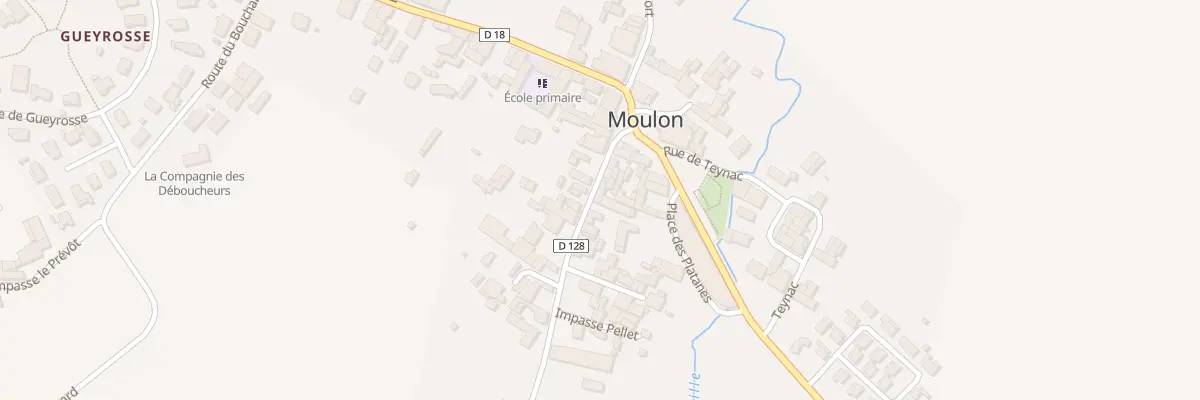 Plan du 147 Le Bourg-Sud à Moulon