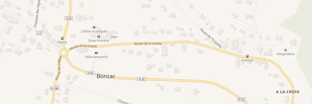 Plan du 32G A l’Eveque à Bonzac