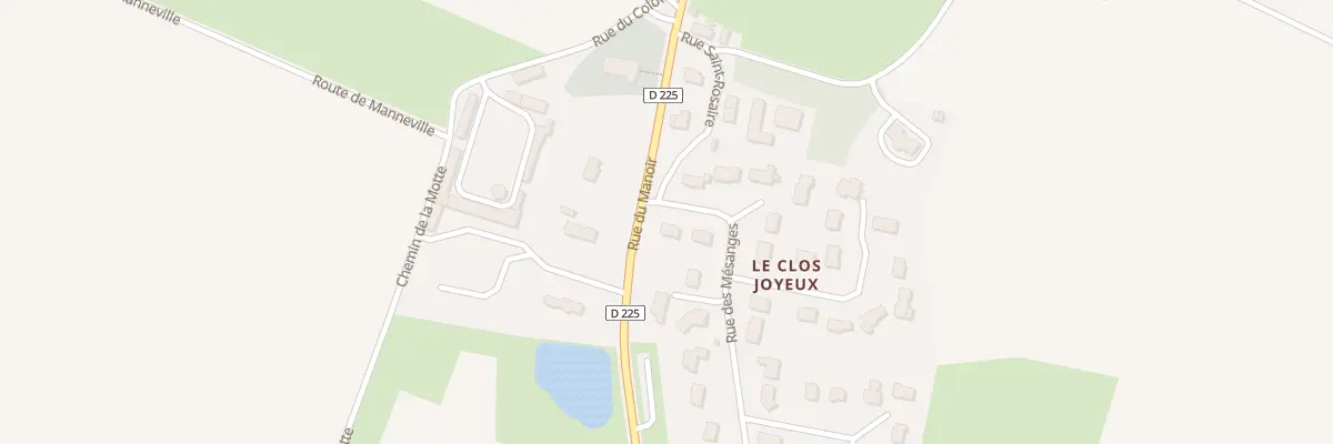 Plan du 2 Rue des Mésanges à Émiéville
