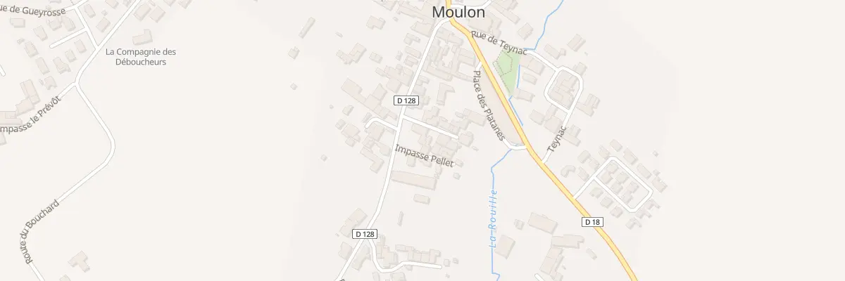 Plan du 37 Le Bourg-Sud à Moulon