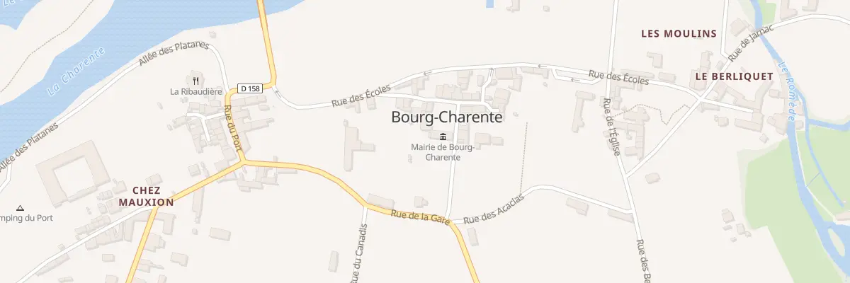 Plan du 4 Rue de la Mairie à Bourg-Charente