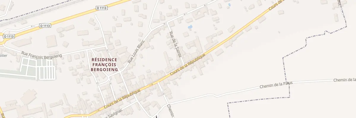 Plan du 1 Rue de la Sainte à Saint-Macaire