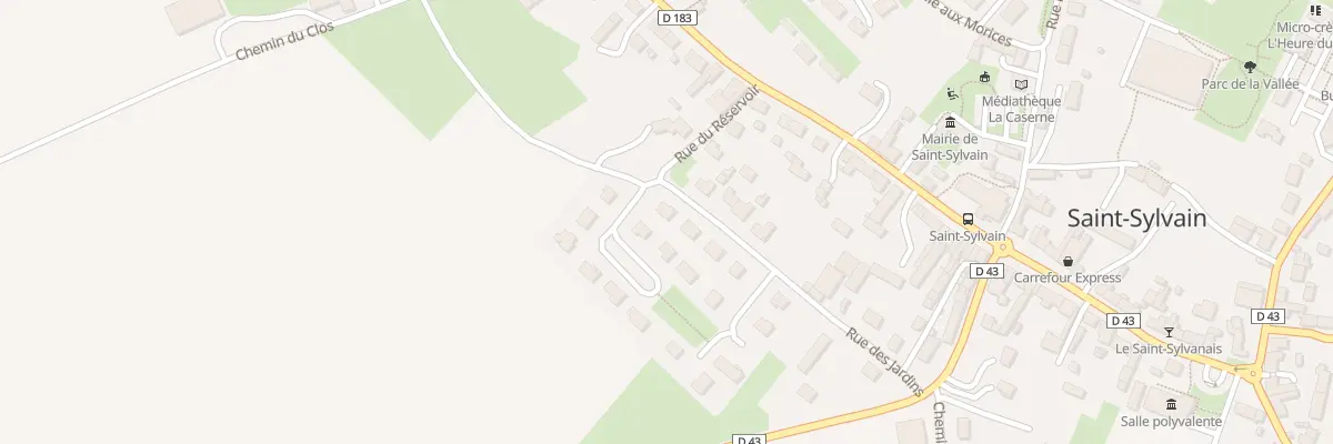 Plan du 9 Rue des Jardins à Saint-Sylvain