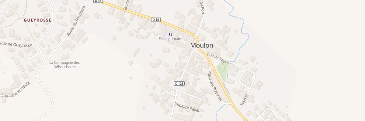 Plan du 160 Le Bourg-Sud à Moulon