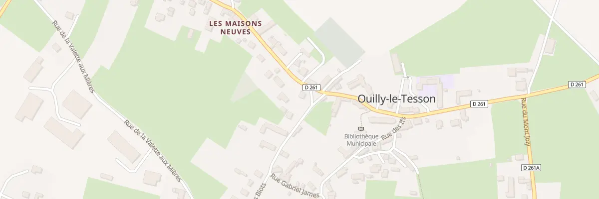 Plan du 3 Rue du 16 Août 1944 à Ouilly-le-Tesson