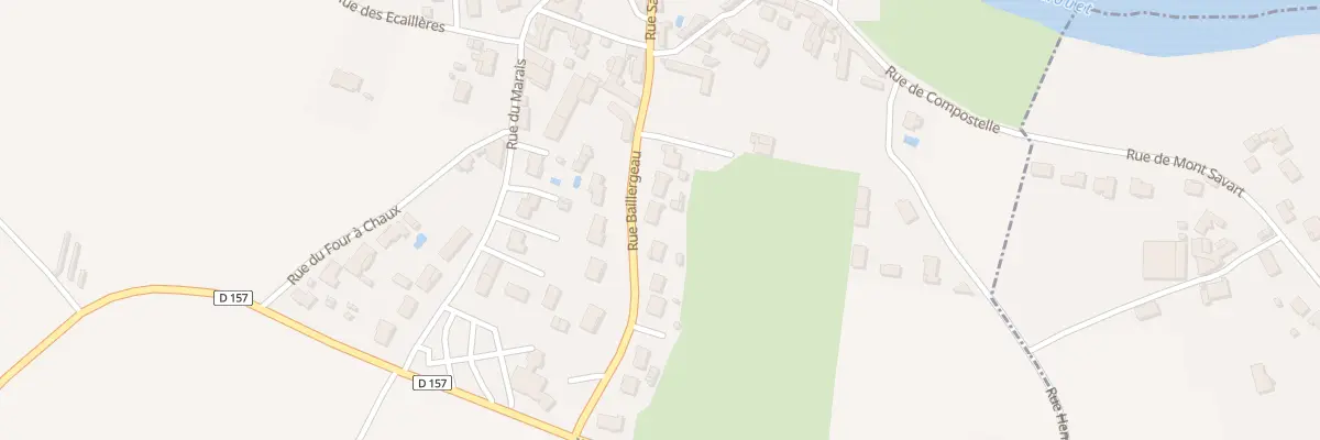 Plan du 9 Rue Baillergeau à Saint-Jacques-de-Thouars