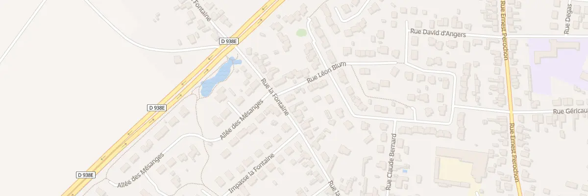 Plan du 46 Rue La Fontaine à Thouars