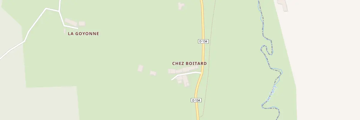 Plan du 4 Chez Boitard à Orignolles