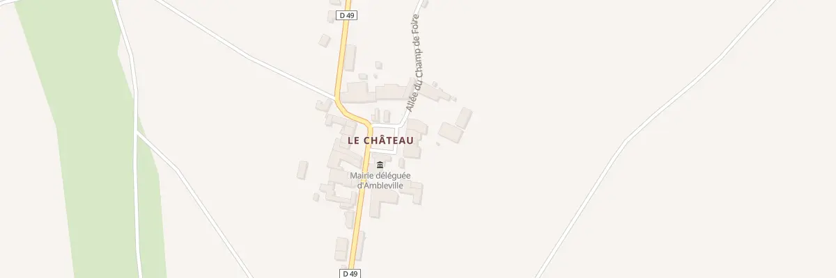 Plan du 5020 Le Chateau Ambleville à Lignières-Ambleville