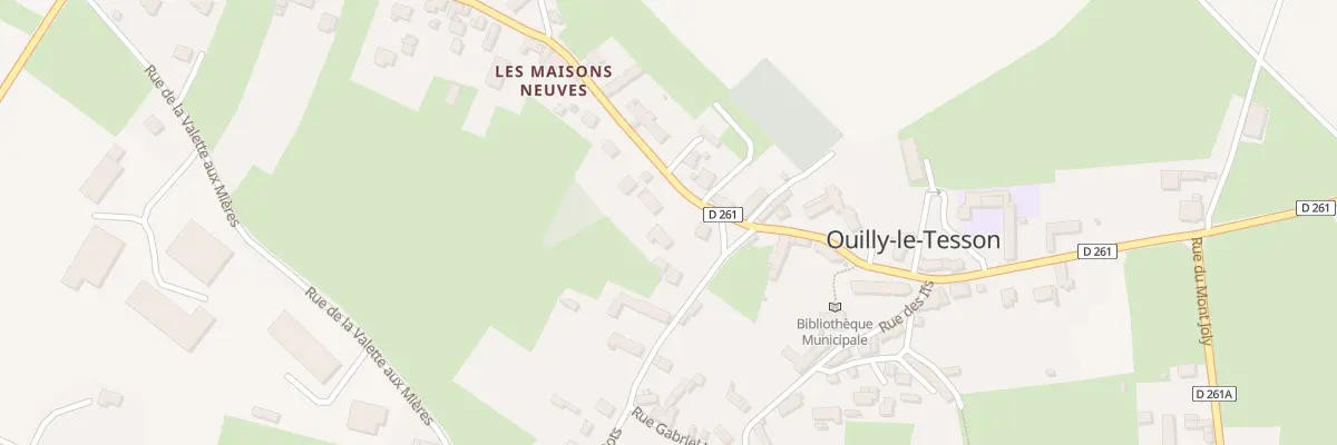 Plan du 5 Rue du 16 Août 1944 à Ouilly-le-Tesson
