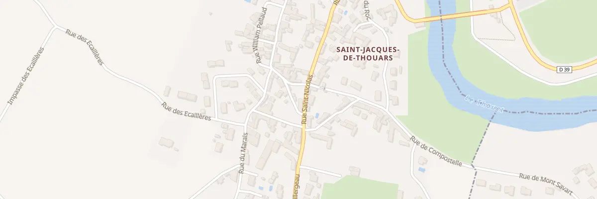Plan du 16 Rue St Nicolas à Saint-Jacques-de-Thouars